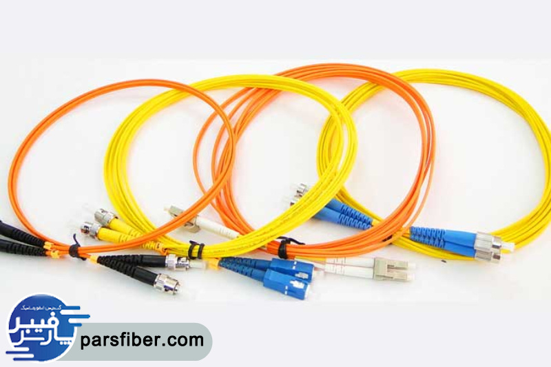 انواع پچ کورد فیبر نوری از نظر نوع فیبر 